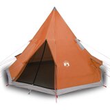  The Living Store Šotor za kampiranje tipi za 4 osebe oranžen vodoodporen - Šotor Za Kampiranje, (21442677) | Shoptok.si