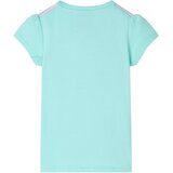  Dječja majica svijetla boja mente 104 | shoptok.hr
