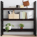 Maison Chic Stenska polica - Viseča Polica temno rjava 120x40x(2-6) cm trdna hrastovina, (21784849) | Shoptok.si