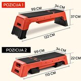  premium pneumatski steper za aerobik - YES4ALL pneumatska multifunkcionalna platforma | Eponuda.com