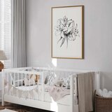  Plakat Drawn Flowers 29.7x42 Zlatni okvir | shoptok.hr