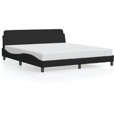 Furnova Posteljni okvir brez vzmetnice črn 180x200 cm žamet, (21939346) | Shoptok.si