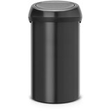 Brabantia Mat črn jeklen koš za smeti na dotik 60 l Touch Bin – | Shoptok.si