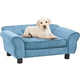 vidaXL Sofa za pse tirkizna 72 x 45 x 30 cm plišana Cijene