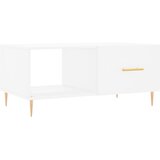Maison Chic Klubska mizica - kavna mizica - Nizka mizica bela 90x50x40 inženirski les, (21755101) | Shoptok.si