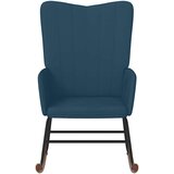  Stolica za ljuljanje plava baršunasta | shoptok.hr