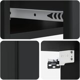Stolna montirana na zid Crna 59 x 34,5 x 17 cm | shoptok.hr
