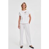 Marisse White Printed Blouse | ePonuda.com