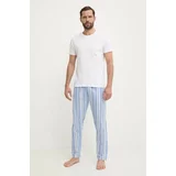 Fila Bombažna pižama bela barva, FPS1192