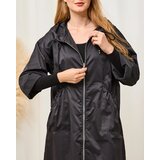 Resti Black women's coat jacket with hood- Clothing | Shoptok.si