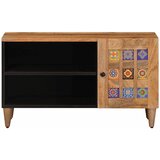 TV ormar s pohranom Prirodna 80 x 33 x 46 cm Čvrsto drvo manga | shoptok.hr