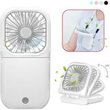Generic Prenosni vratni ventilator mini tihi ročni osebni zložljivi, (21132735) | Shoptok.si