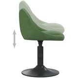 vidaXL Okretne blagovaonske stolice 2 kom tamnozelene baršunaste | shoptok.hr