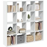 Ormarić za knjige bijeli 137,5x29x137,5 cm konstruirano drvo | shoptok.hr