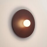 Thoro Smeđa metalna zidna lampa &amp;oslash; 50 cm AKE &amp;ndash; Slike