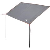 Krov za karavan osoba 240 x 300 cm Siva i narančasta taft | shoptok.hr