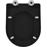  WC daska Podesiva Crna 48 x 36,5 x 4,5 cm Polipropilen | shoptok.hr