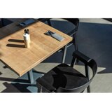 Gazzda Črn jedilni stol z nasloni za roke iz masivnega hrasta Flip – | Shoptok.si
