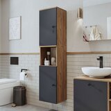 Hanah home 2464 kupatilski ormarić 35 × 150 × 30 cm, atlantski bor / antracit Cene