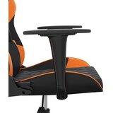  Igraća stolica crno-narančasta od umjetne kože | shoptok.hr