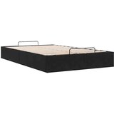 vidaXL Otomanski posteljni okvir brez vzmetnice črn 120x200 cm žamet | Shoptok.si