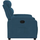  Naslanjač moder žamet | Shoptok.si
