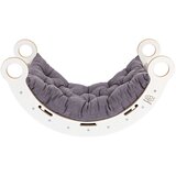 MeowBaby Srednja gugalnica Dream Rocker iz belega lesa in drsnik, (21625959) | Shoptok.si