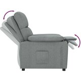  Naslanjač iz temno sivega blaga | Shoptok.si