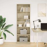  Regal za knjige boja hrasta 60x24x176 cm od konstruiranog drva | shoptok.hr