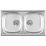 Metalac inox usadna sudopera Luna Flex 2D Ø90 Cene
