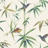 Noordwand Tapeta Kolibri and Bamboo bež