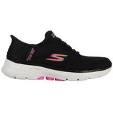 Skechers Nizke superge Go Walk 6 Vivid Id Slip Ins Črna Cene