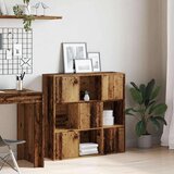 vidaXL Knjižna polica starinski les 90x28x90 cm inženirski les | Shoptok.si