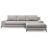 Windsor & Co Sofas svetlo siva Planet raztegljiv kavč, desni kot Cene