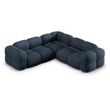 Cosmopolitan Design Temno modra kotna sedežna garnitura Loretto – | Shoptok.si