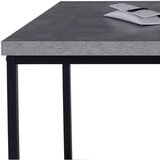 Lesnina-XXXL Klubska Miza Jungle, Siva, Črna | Shoptok.si
