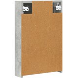  Kupaonski ormar s ogledalom Betonski sivi 40 x 10,5 x 60,5 cm | shoptok.hr