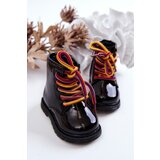 Boto Children's Boots Laquered With Zipper Black Tibbie | Shoptok.si