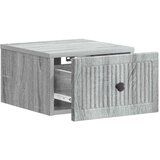  Stenski nočni omarici s predalom Siva Sonoma 33 x 34,5 x 20 cm, (5000209993) | Shoptok.si