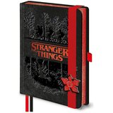 Stranger Things Bilježnica A5 Upside Down premium, tvrde korice s gumicom Cijene