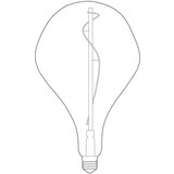 Tala LED/filament zatemnitvena žarnica s toplo svetlobo z žarnico E27, 3 W Voronoi II – | Shoptok.si