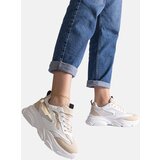 Gemre Beige-gold women's sneakers Milenka | Shoptok.si