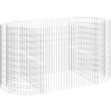 Furnova Visoka greda gabion pocinkano železo 200x100x100 cm, (21919882) | Shoptok.si