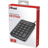 Trust 22221 numeric keypad Laptop /PC USB Black | shoptok.hr