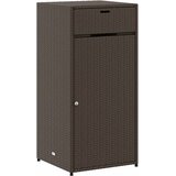  Vrtni ormarić za pohranu smeđi 55x55x111 cm od poliratana | Eponuda.ba