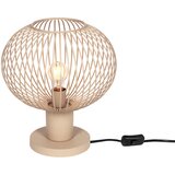 Trio Leuchten Moderna žična namizna svetilka bež 33 cm - Gila | Shoptok.si