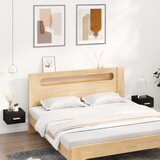 vidaXL Stenske nočne omarice 2 kosa črne 35x35x20 cm Cene