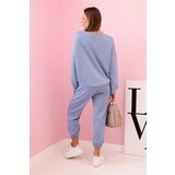 Kesi Włoski Set sweatshirt + pants buttery fabric light denim | Shoptok.si