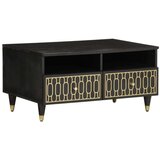  Klubska mizica 80x54x40 cm trden mangov les Cene