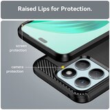 Techsuit Carbon Silicone ovitek za Honor X8b – črna | Shoptok.si